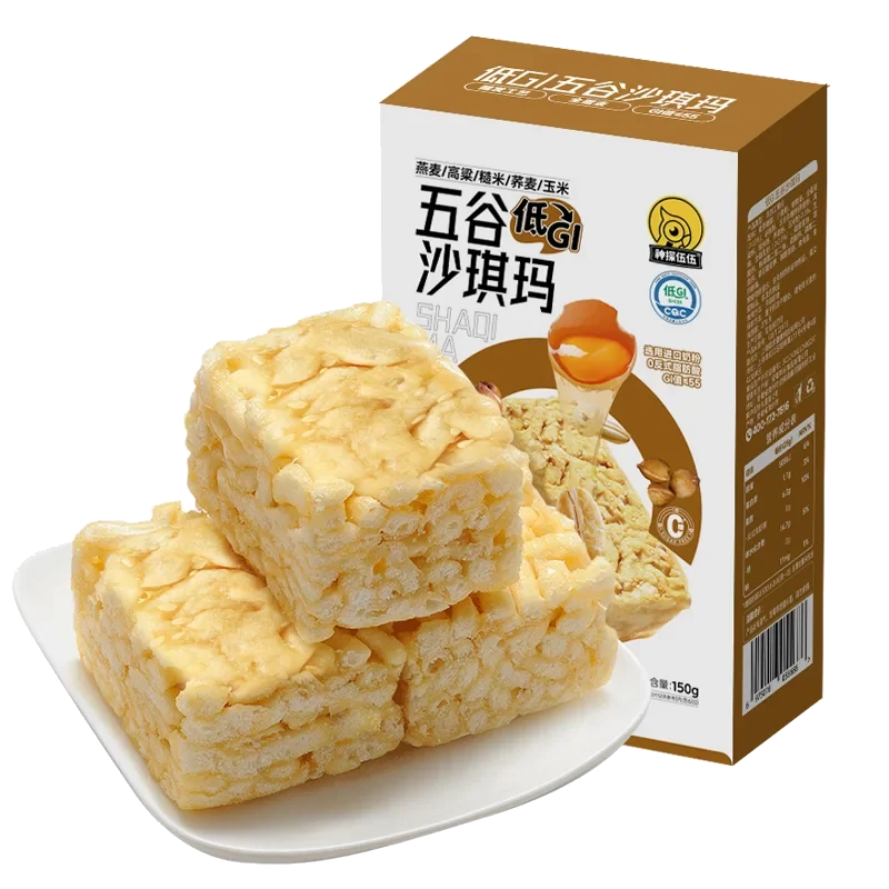 Low GI Five-Grain Sachima 150g (Imported milk powder)