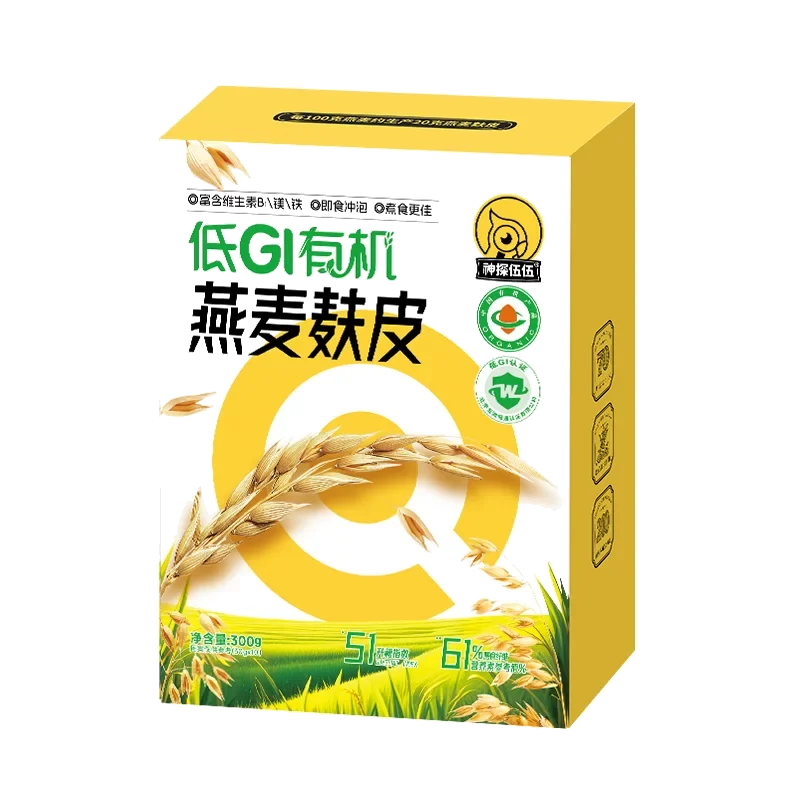 Low GI Organic Oat Bran 300g (Rich in dietary fiber)